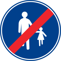 Mecburi Yaya Yolu Sonu